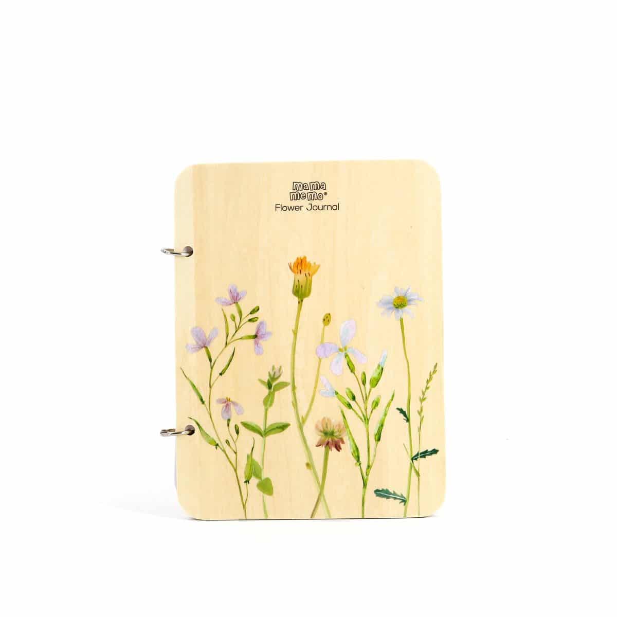 Blumen Journal mit Bleistift