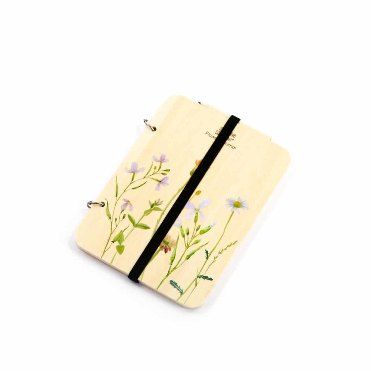 Blumen Journal mit Bleistift