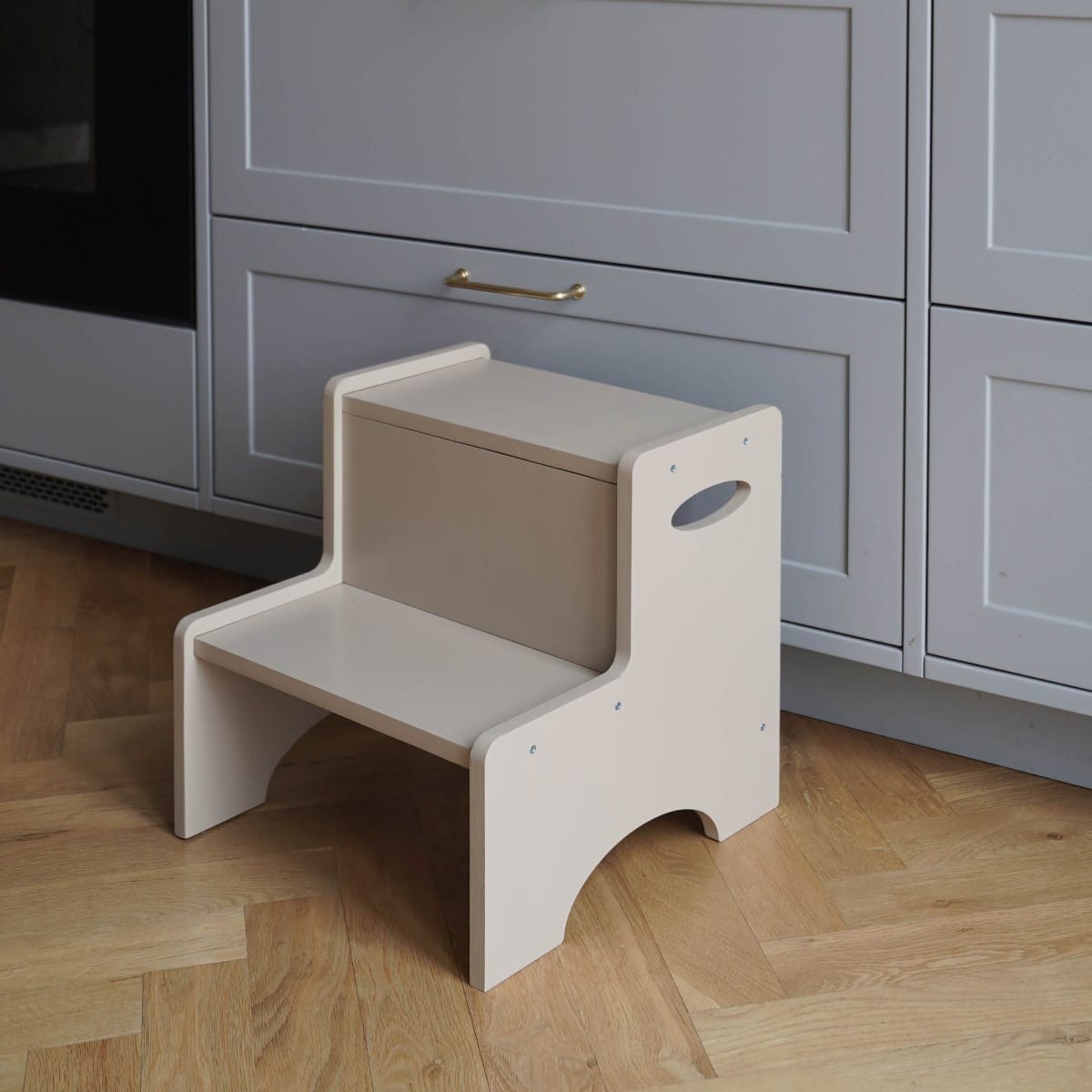 Tritthocker "Step Up", Beige