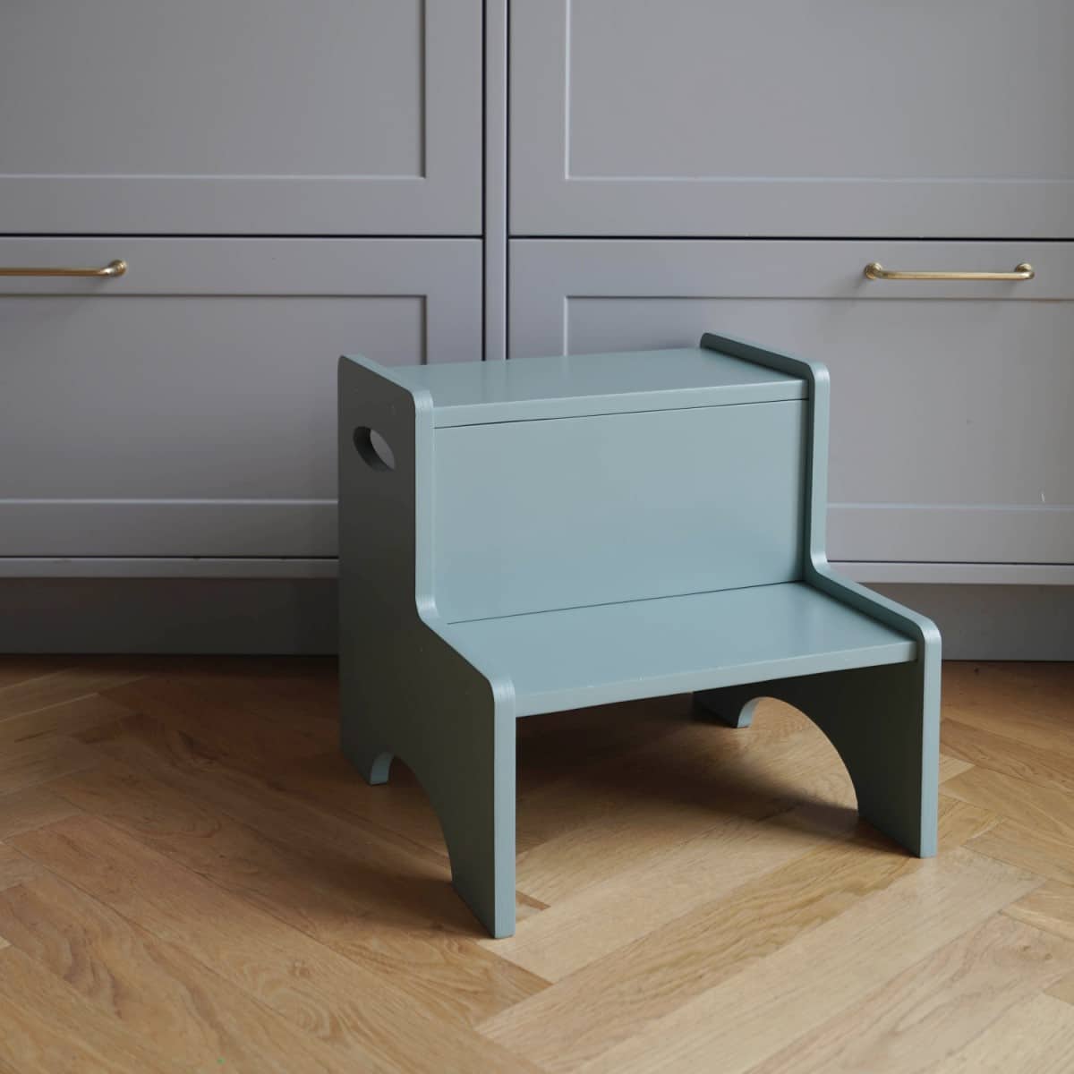 Tritthocker "Step Up", Olive Grün