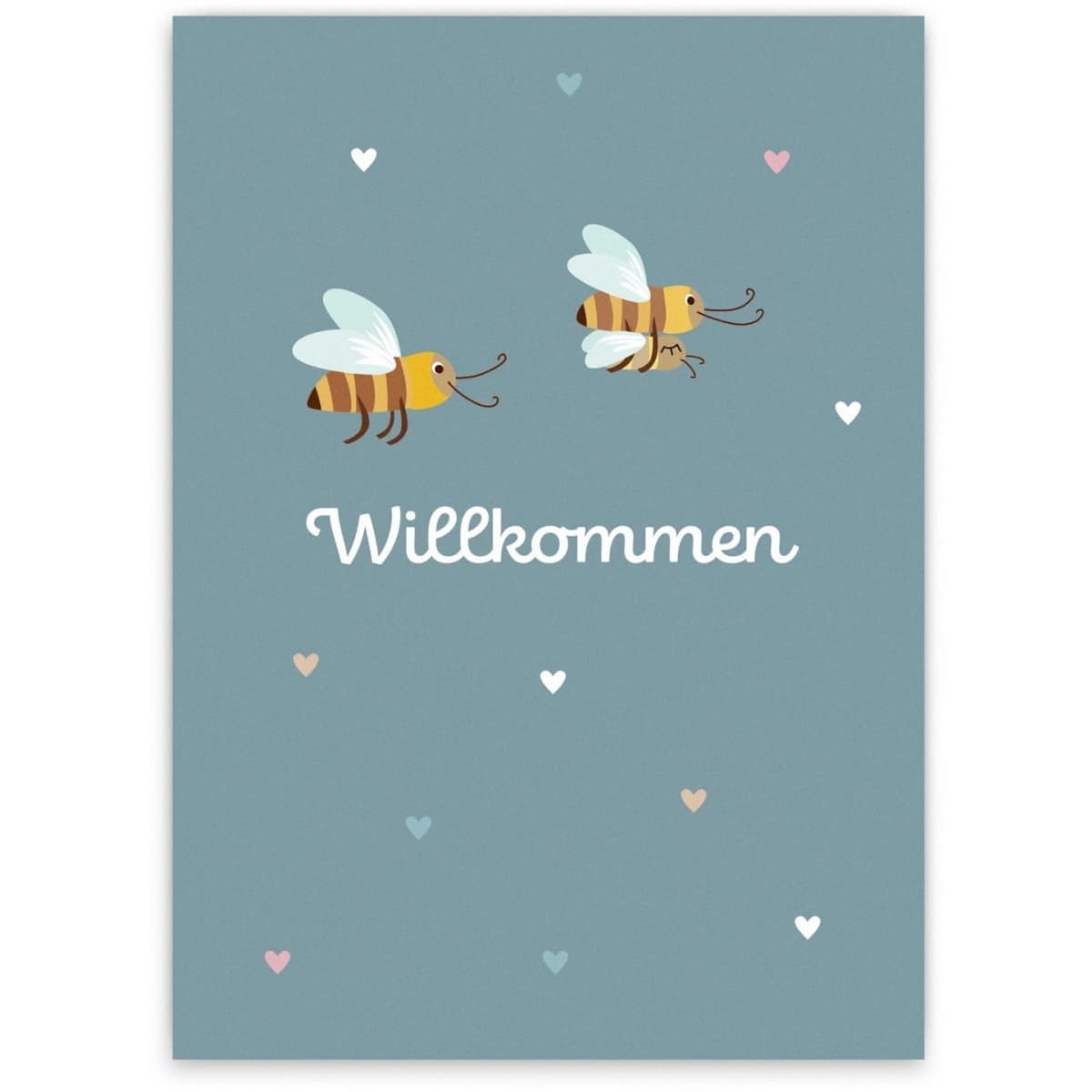 Postkarte "Willkommen"