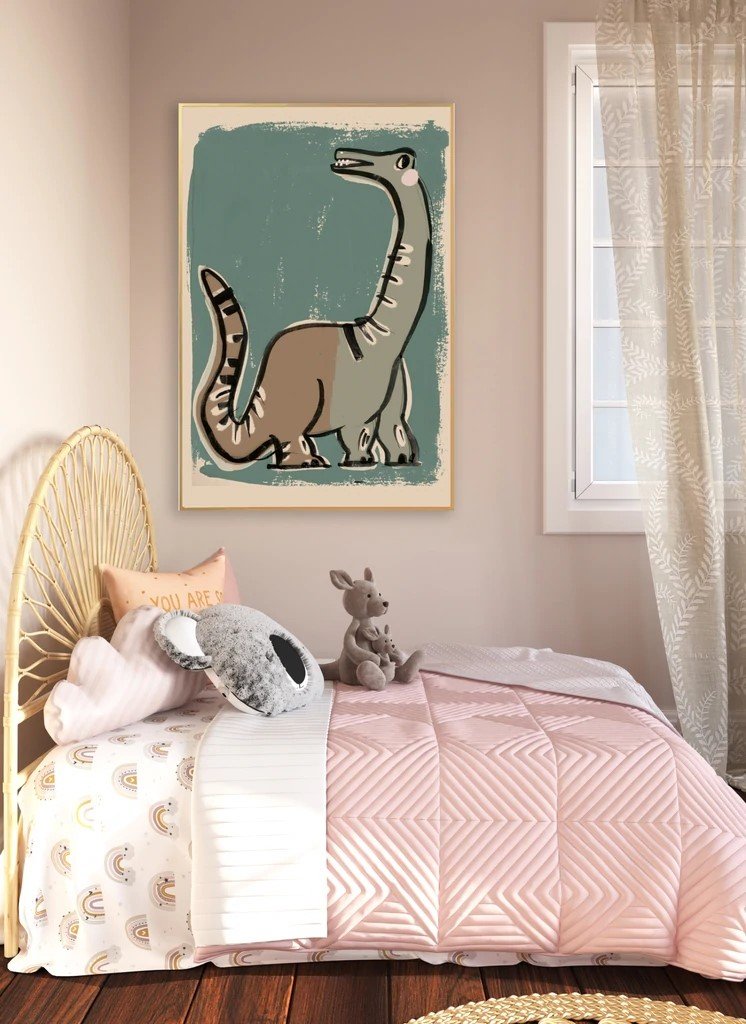 Poster *Dino green*, 50x70cm