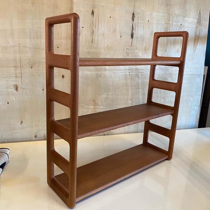 Regal aus Teak, Massiv
