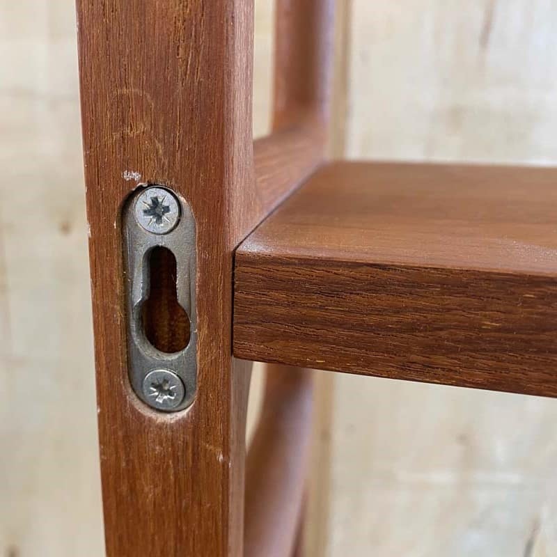 Regal aus Teak, Massiv