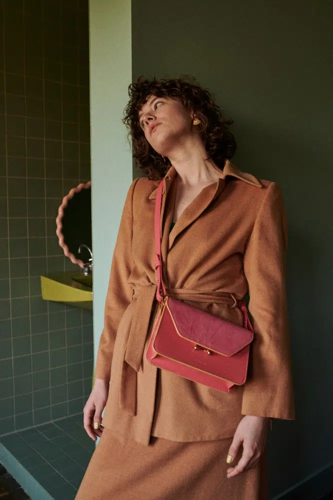 Schultertasche, Rosa