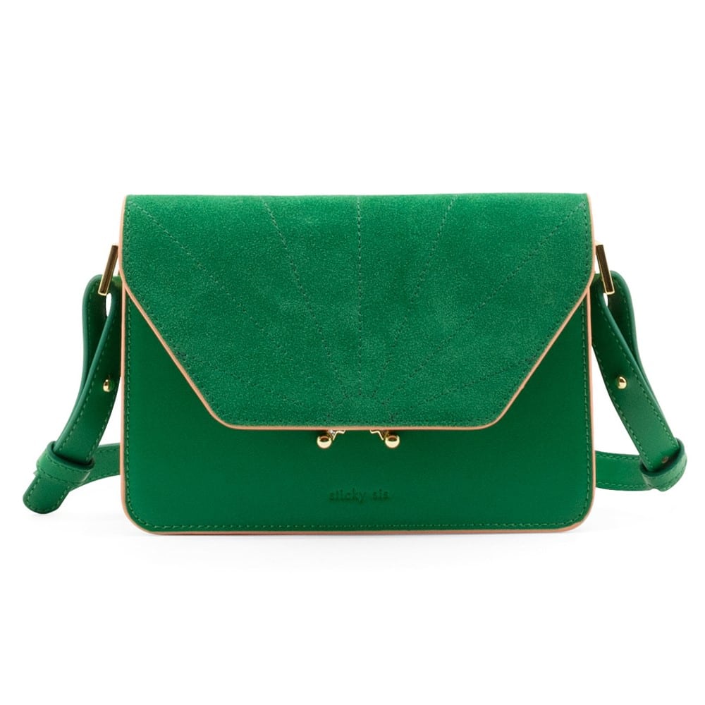 Schultertasche, Grün