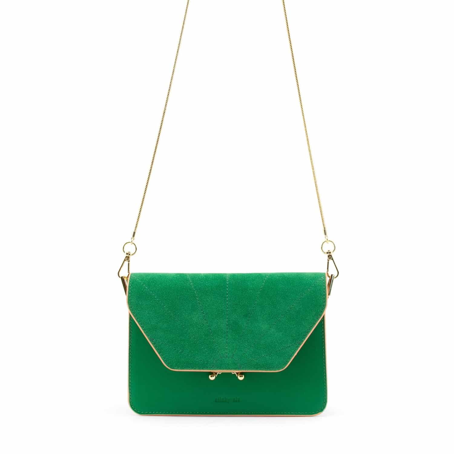 Schultertasche, Grün