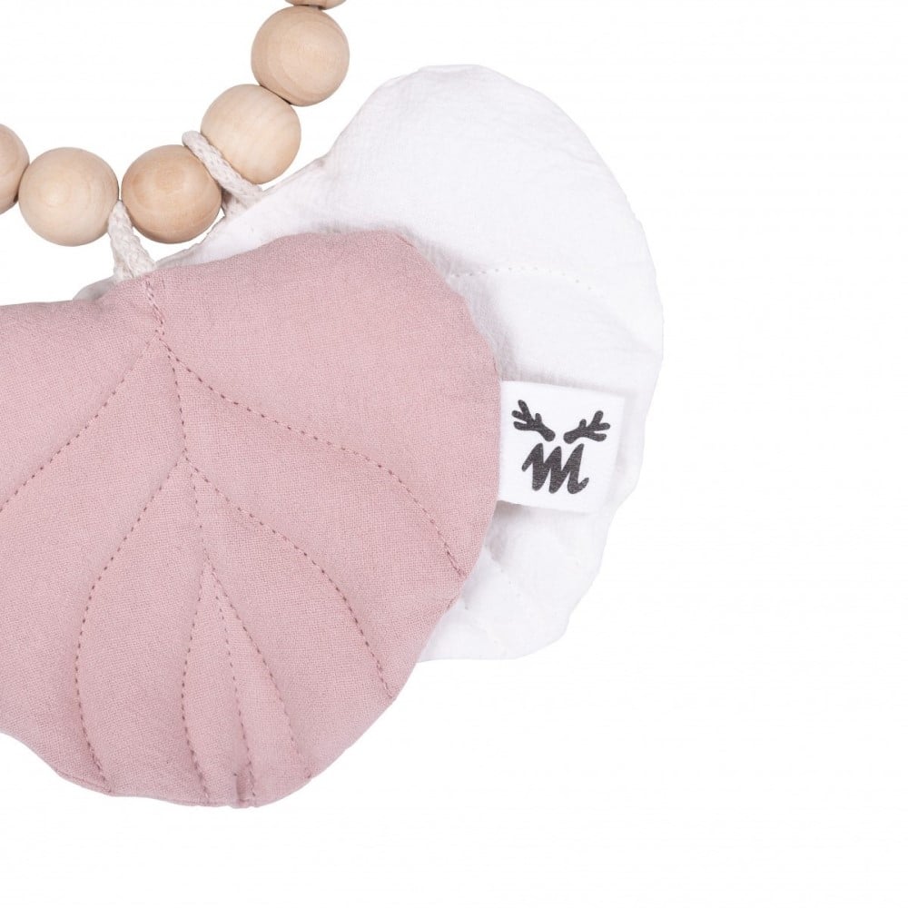 Babyspielzeug Blätter, Rosa