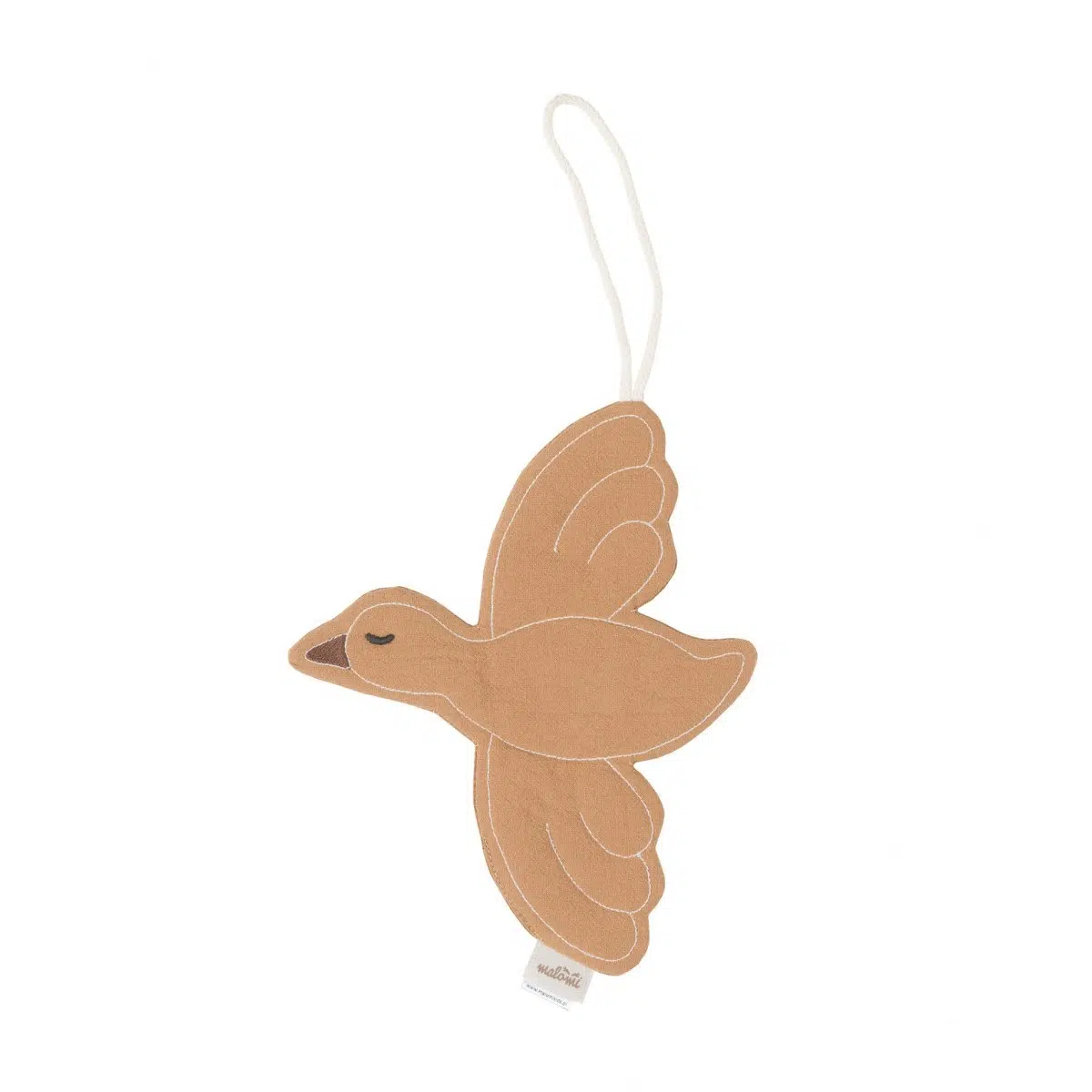 Malomi_Schnullerhalter_Vogel_Braun