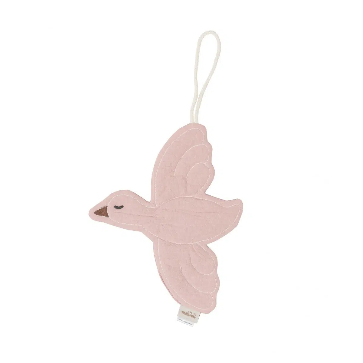 Malomi_Schnullerhalter_Vogel_Rosa