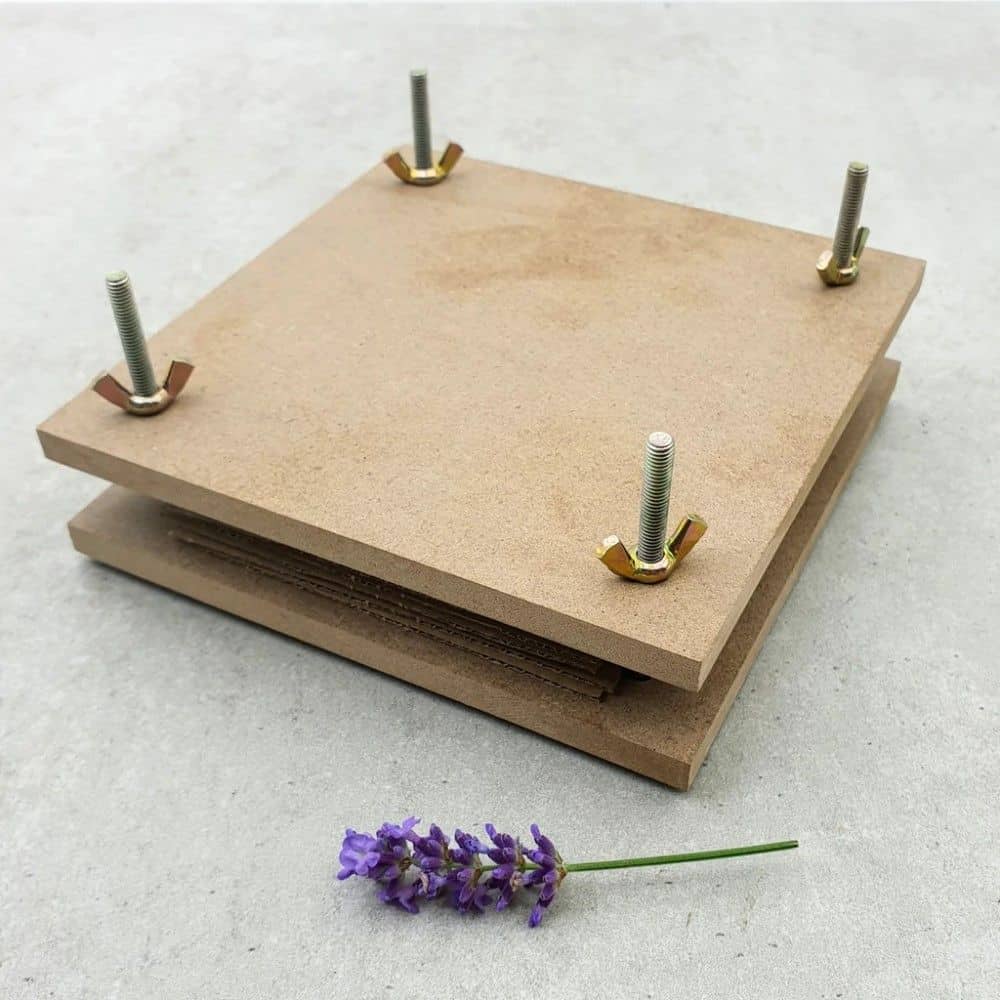 Blumenpresse mit/ohne Glasrahmen