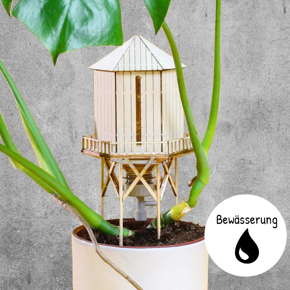 Wasserturm für Zimmerpflanzen
