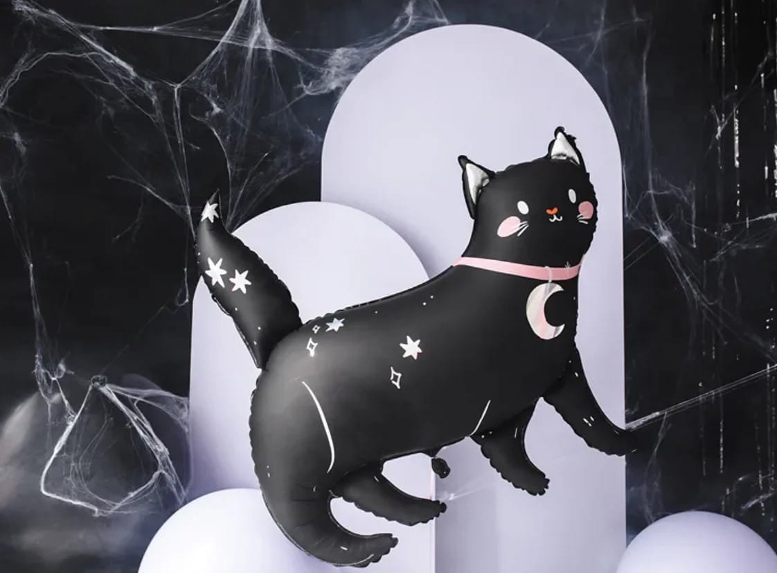 Folienballon schwarze Katze