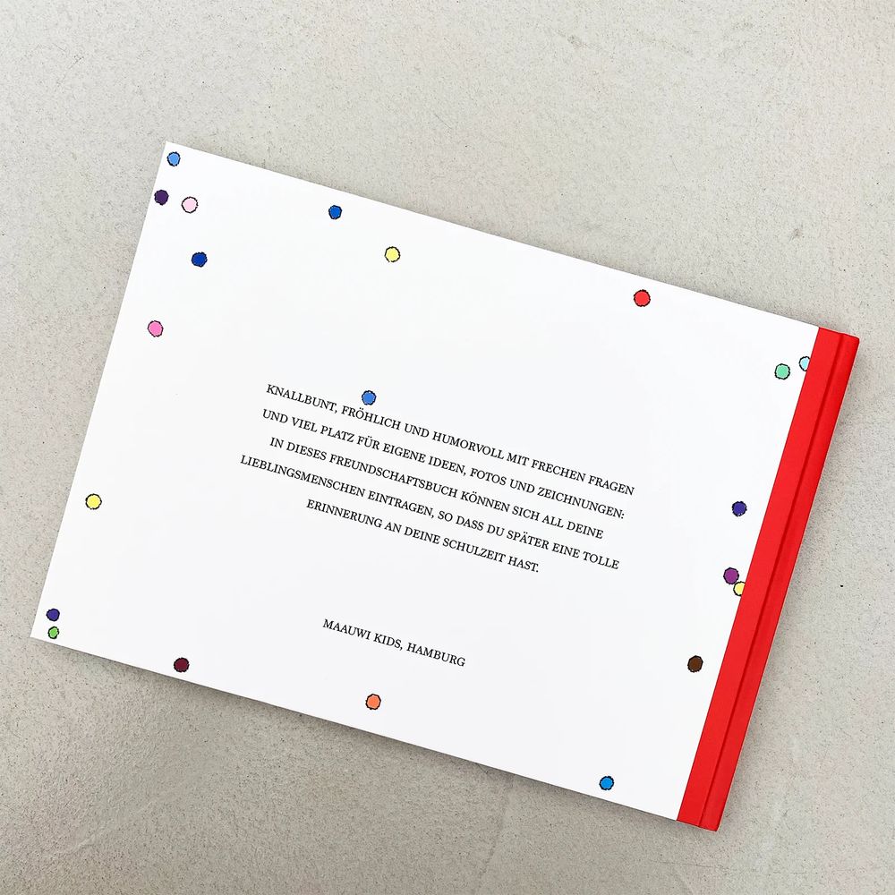Freundschaftsbuch "Konfetti"