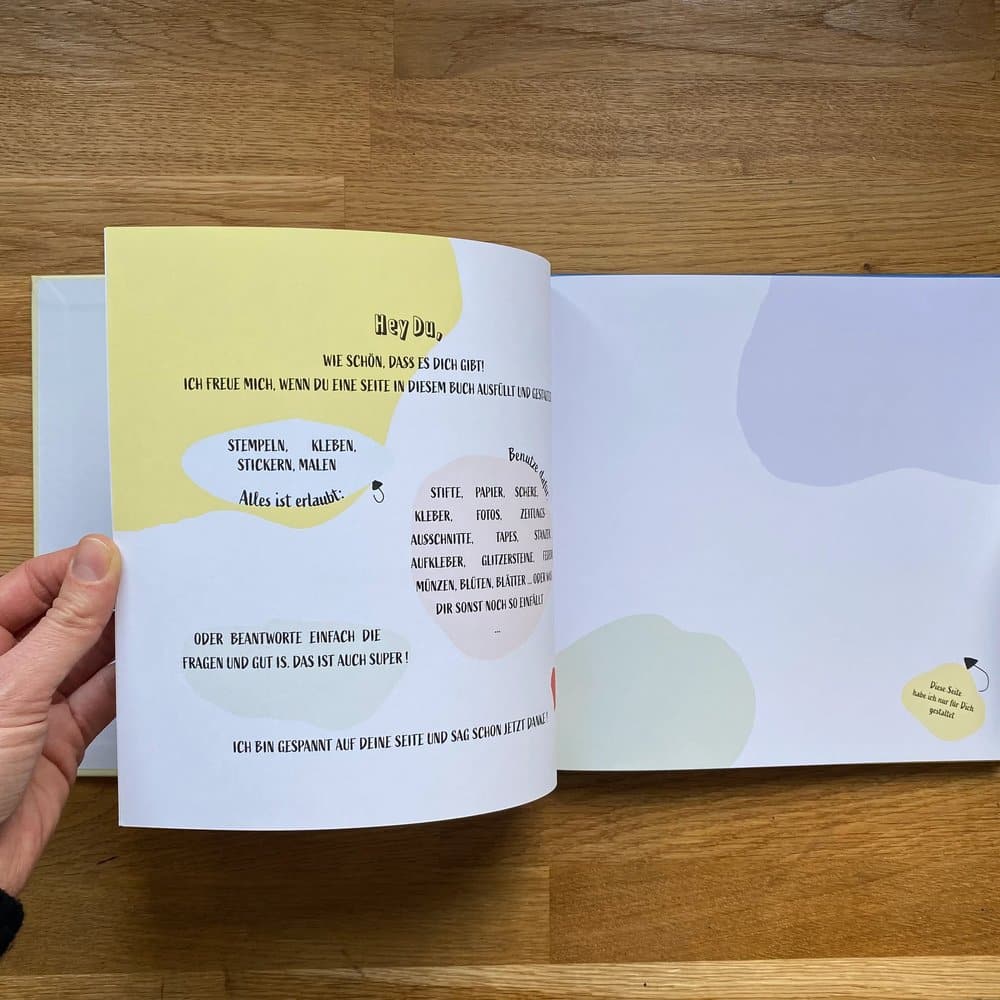 Freundschaftsbuch "Kunterbunt"