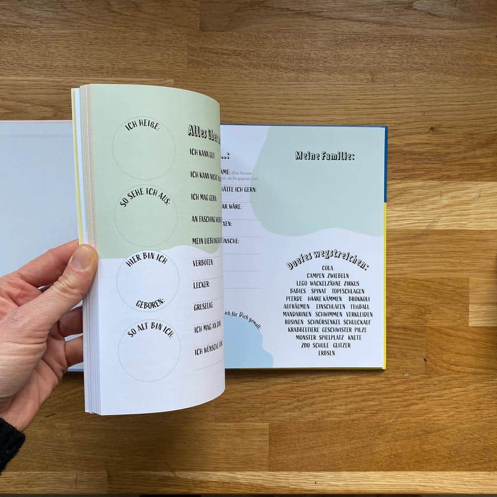 Freundschaftsbuch "Kunterbunt"