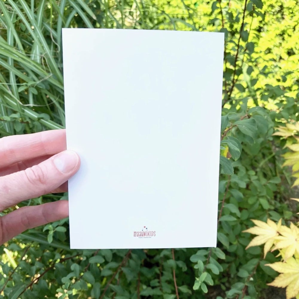 Grußkarte "Bunte Grüße" Postkarte