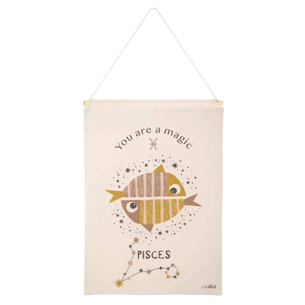 Wandbild Sternzeichen "Pisces" Fisch