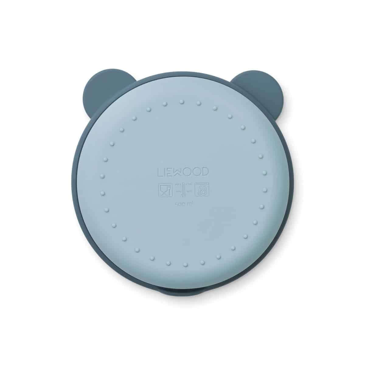 Trennschüssel "Rosie" Bär Blau Mix