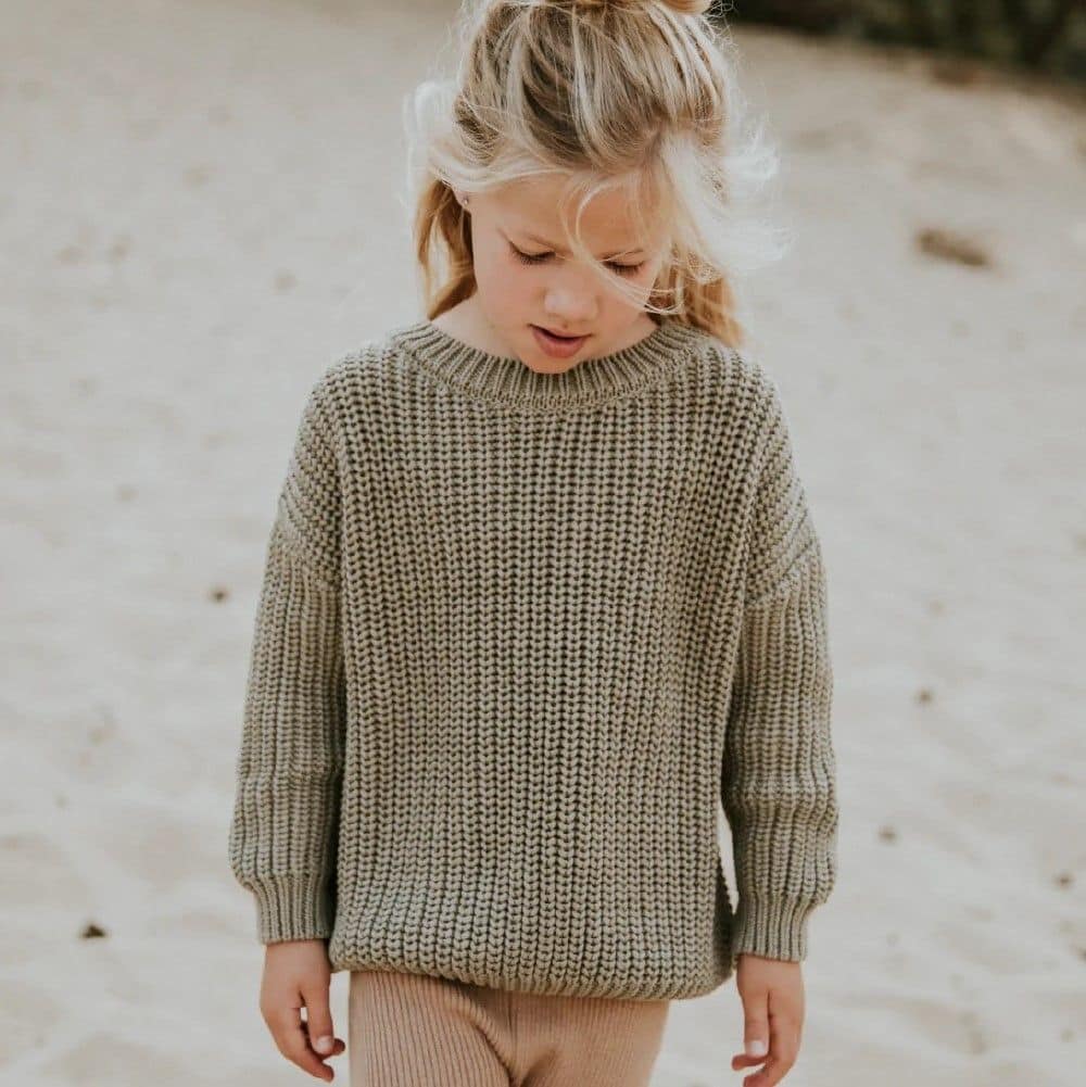 Pullover "Chunky Knit" Sage