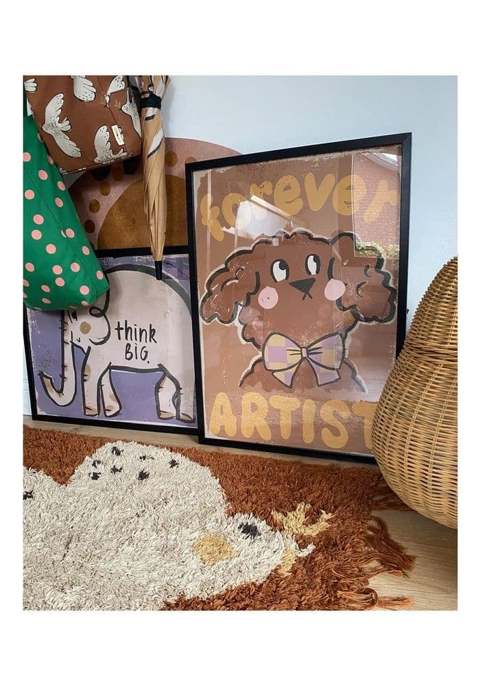 Poster Labrapudel *Forever Artist*, 50x70cm