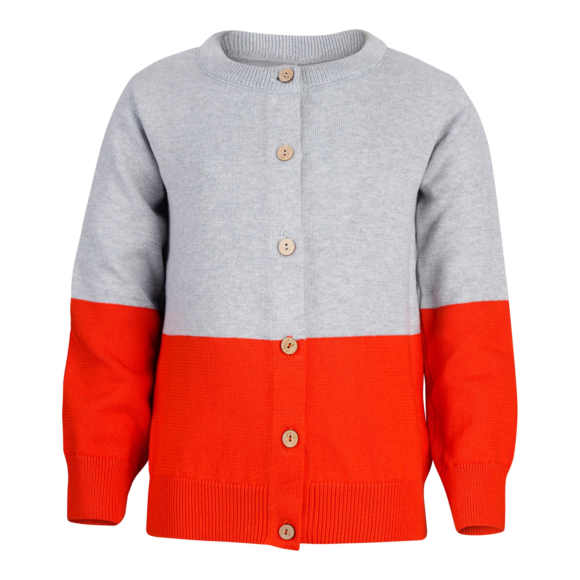 Strickjacke grau