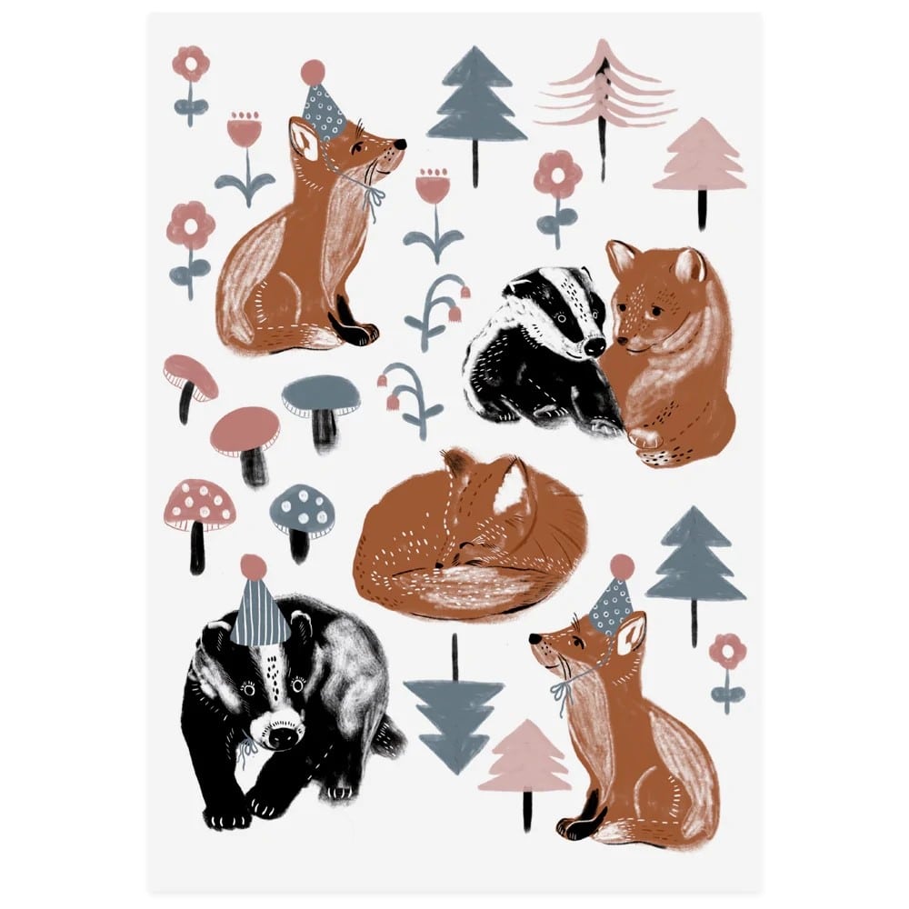 Bio Tattoo, Fuchs und Dachs