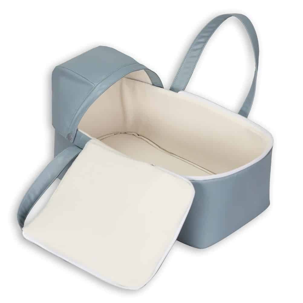 Puppen Tragetasche, Vintage Blue