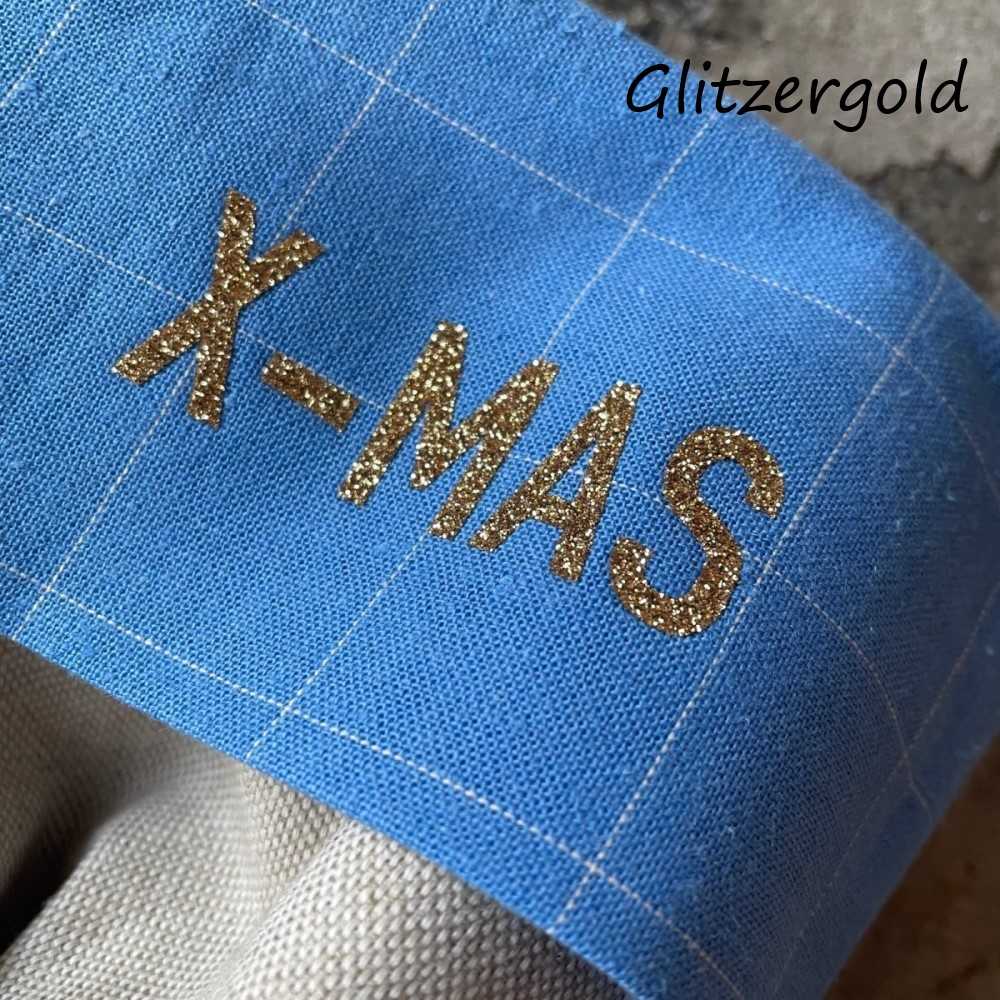 Weihnachtssocke, Blau