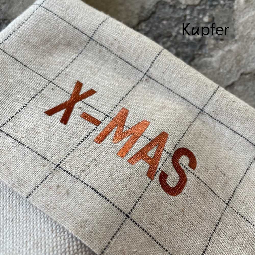Weihnachtssocke, Blau
