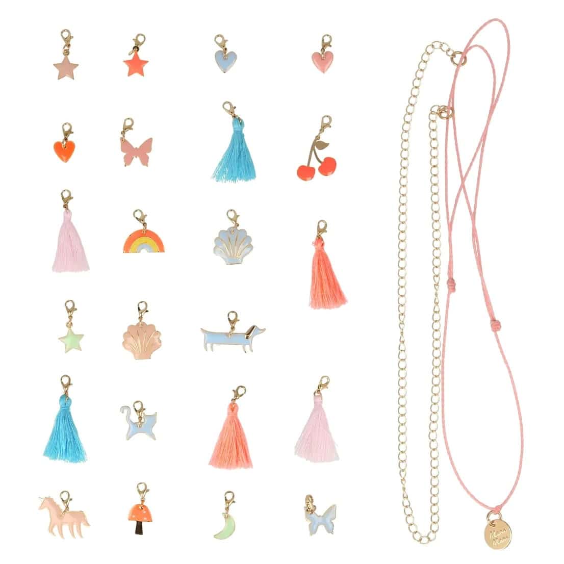 Adventskalender Halskette mit niedlichen Anhängern