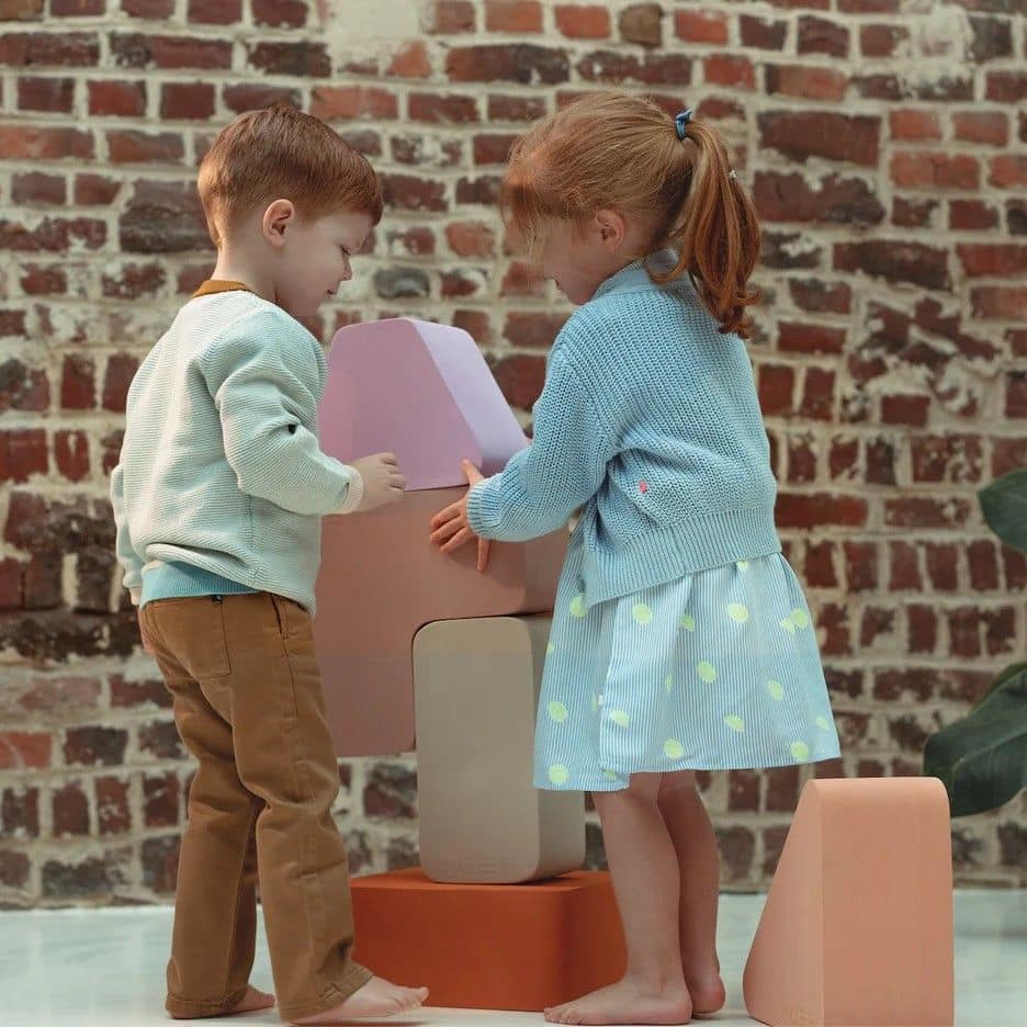 Playblock "Stair" Peach Pink