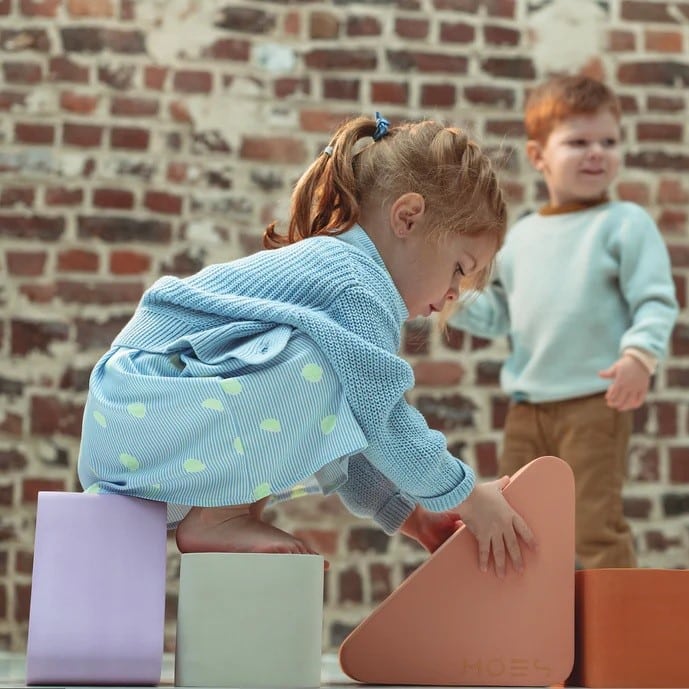 Playblock "Triangle" Salmon Pink
