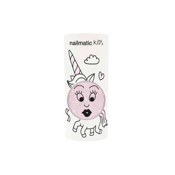 Nagellack "Polly" Hellrosa Glitzer