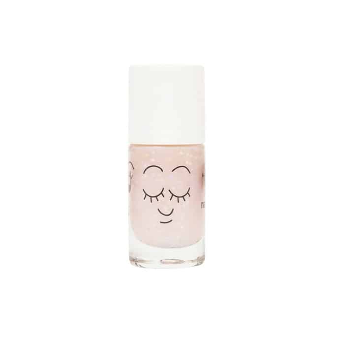 Nagellack "Polly" Hellrosa Glitzer
