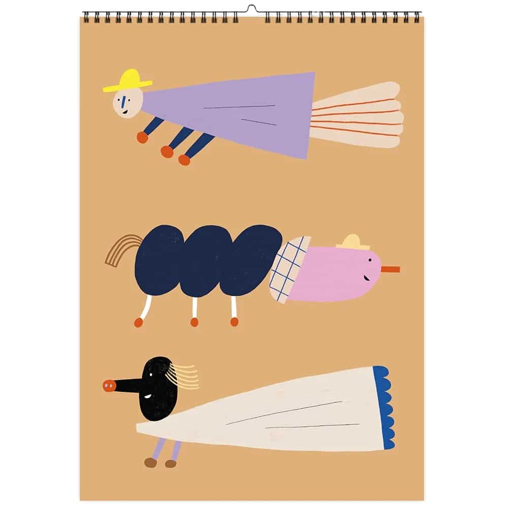 Familienkalender 2023 inkl. Poster + 88 Sticker