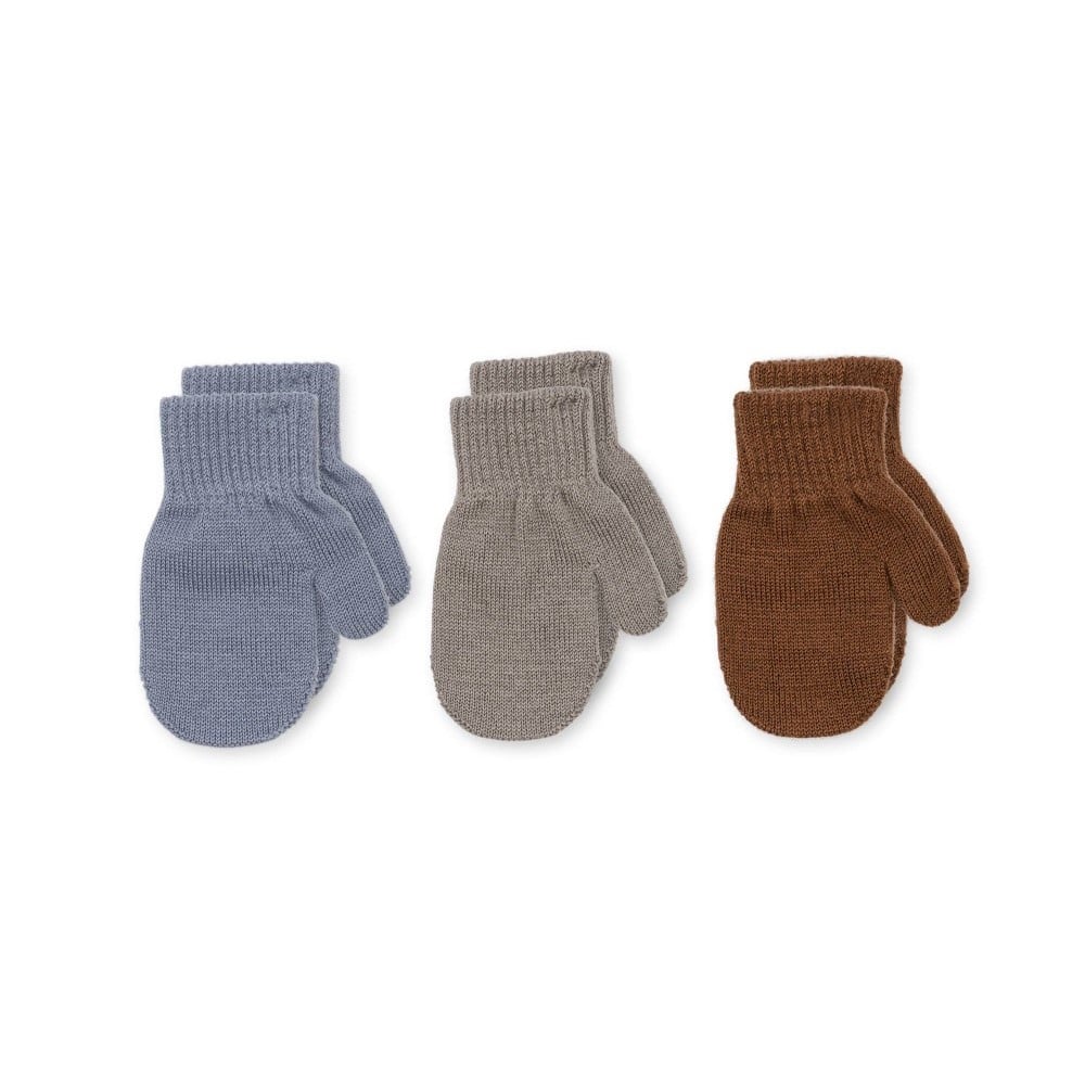Fäustlinge "Filla Silver Mix" 3er Pack