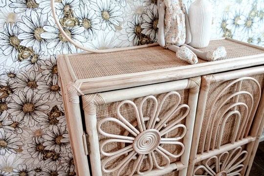 Rattan Kommode