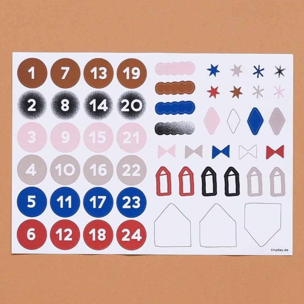 Adventskalender Sticker-Set