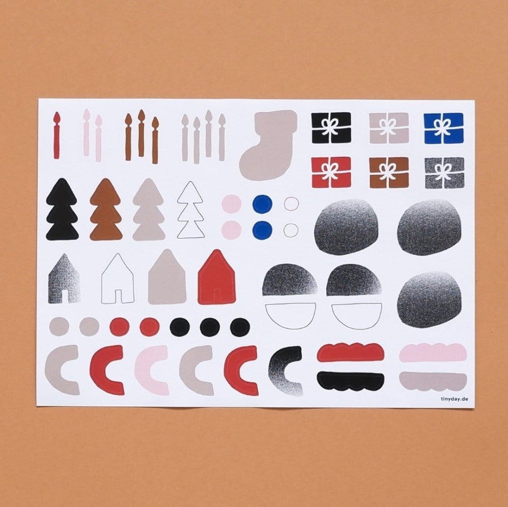 Adventskalender Sticker-Set