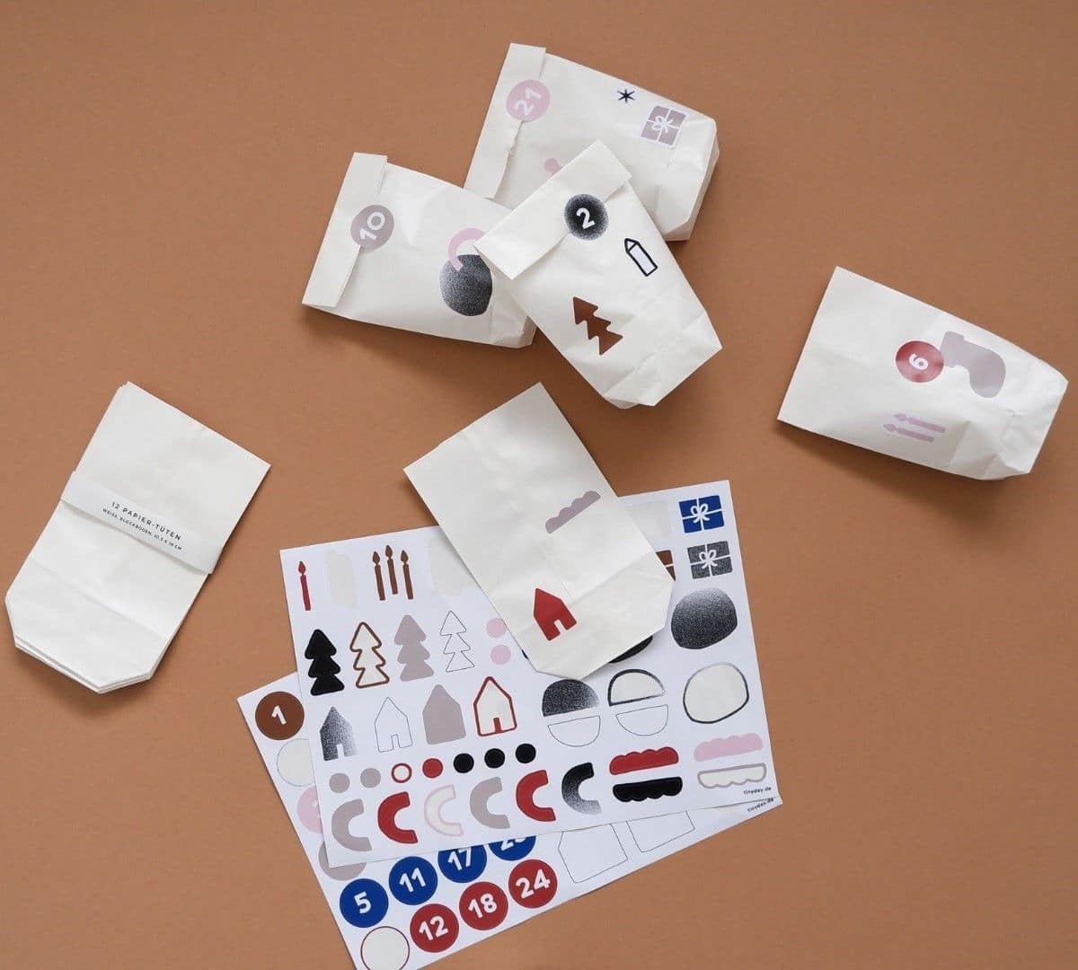 Adventskalender Sticker-Set