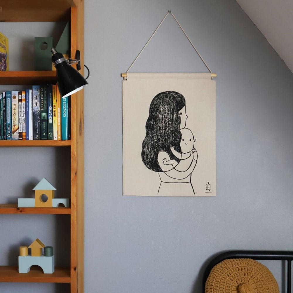 Wandbild Kind *Abrace* by Marta Abad Blay