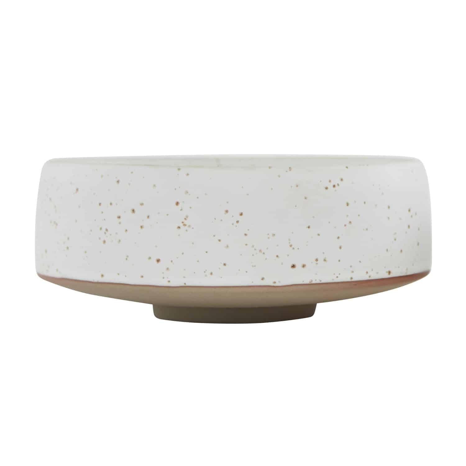 Schüssel groß "Hagi" weiß/braun
