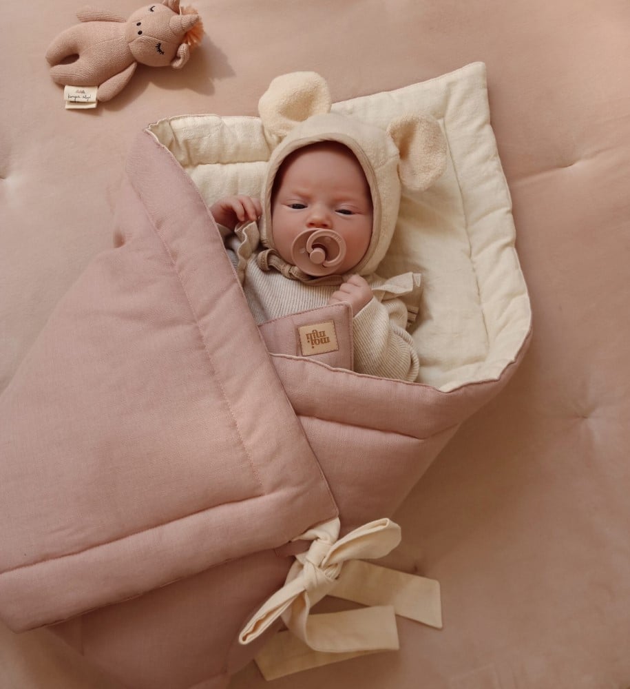Babydecke Muschel "Powder Pink"