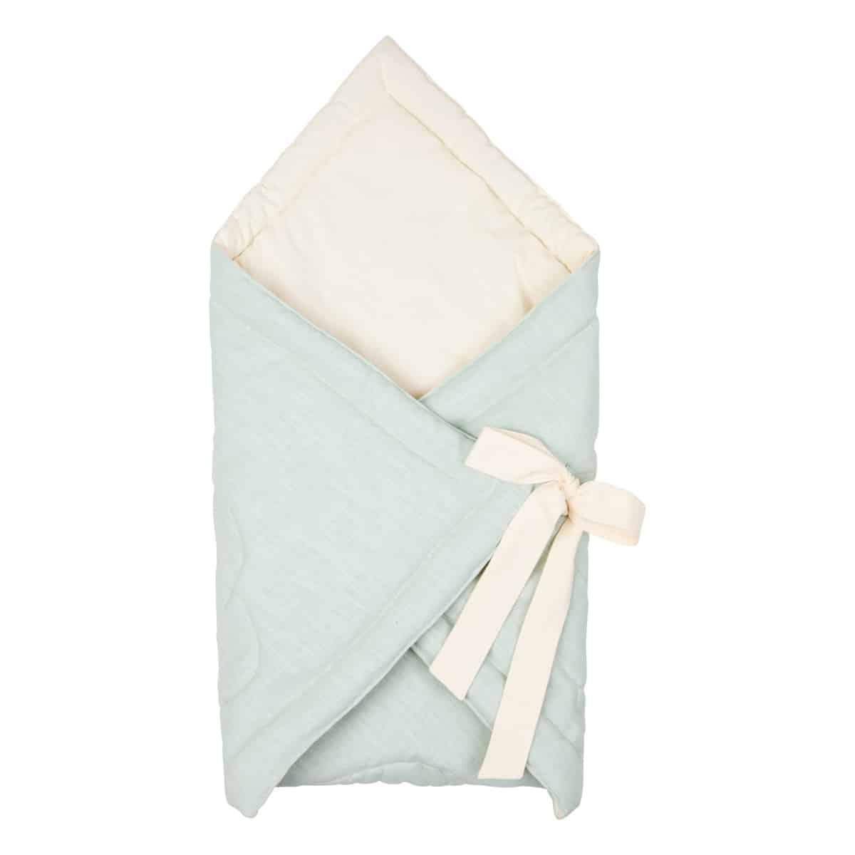 Babydecke Muschel "Mint"