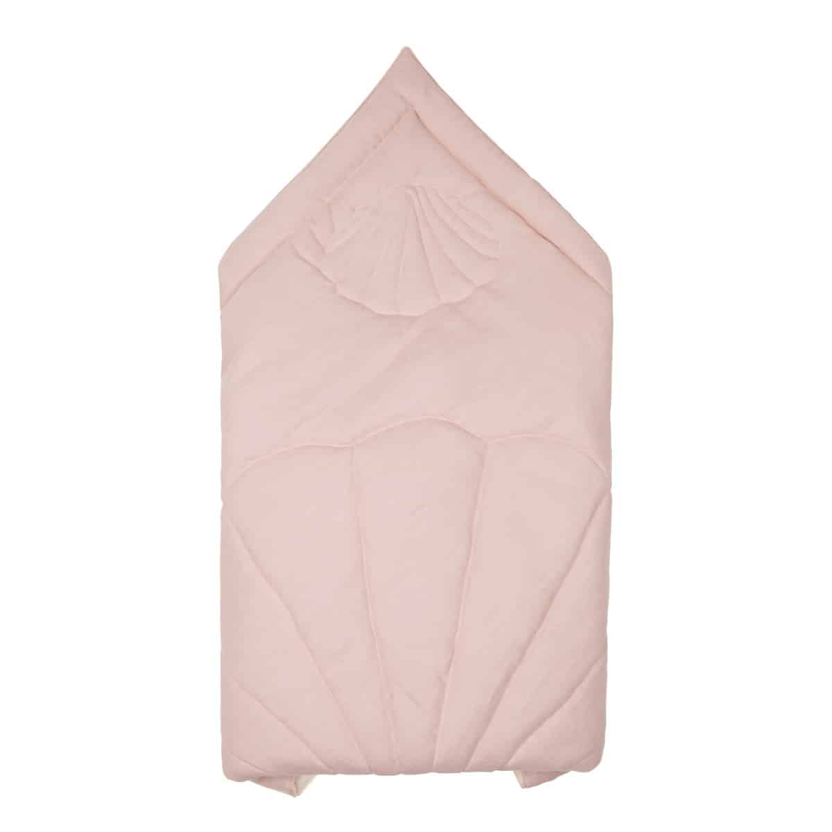 Babydecke Muschel "Powder Pink"
