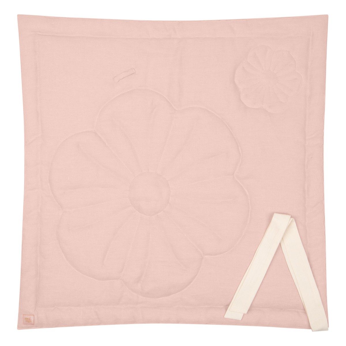 Babydecke Blume "Light Pink"