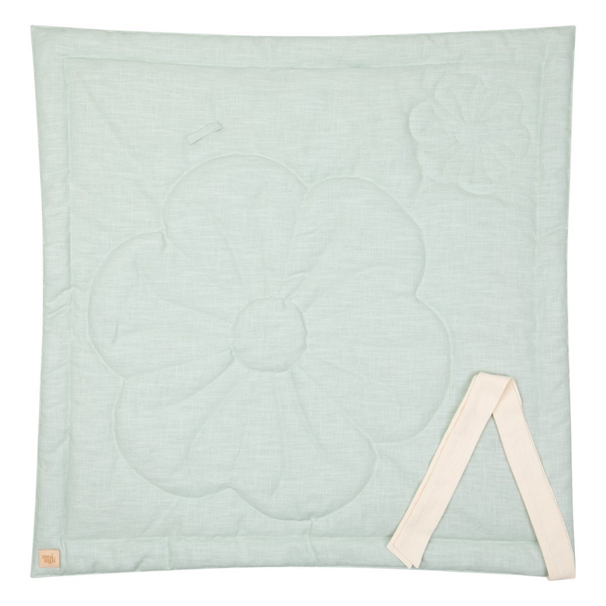 Babydecke Blume "Mint"
