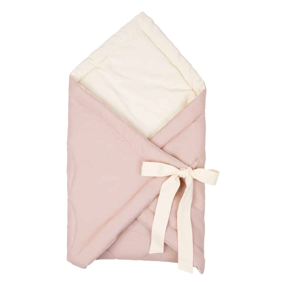 Babydecke Blume "Powder Pink"
