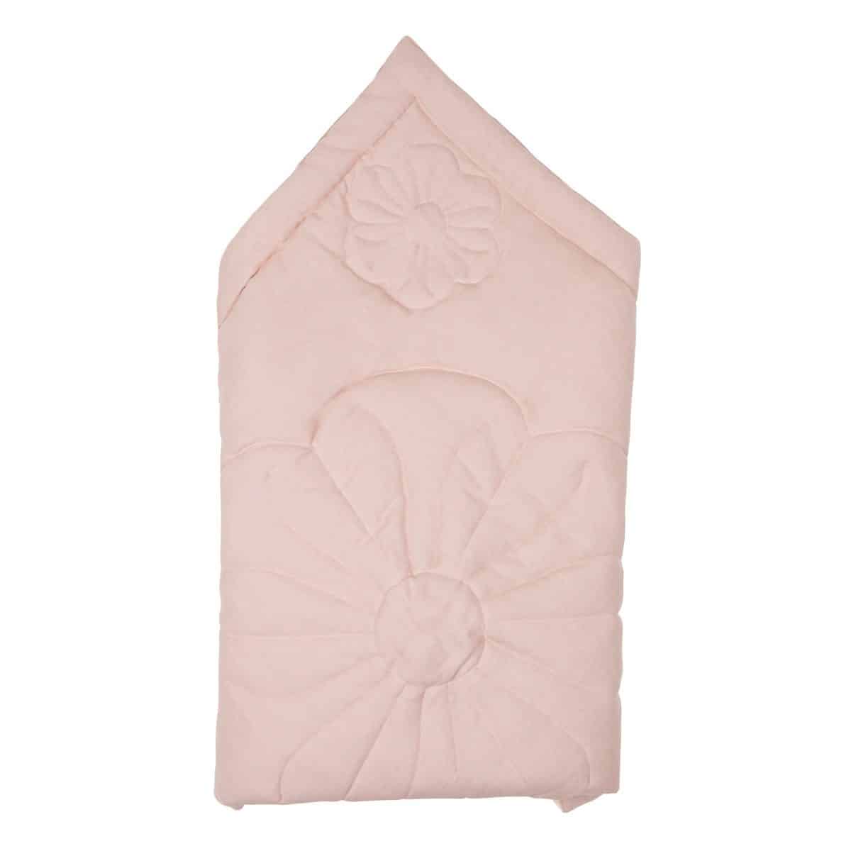 Babydecke Blume "Powder Pink"